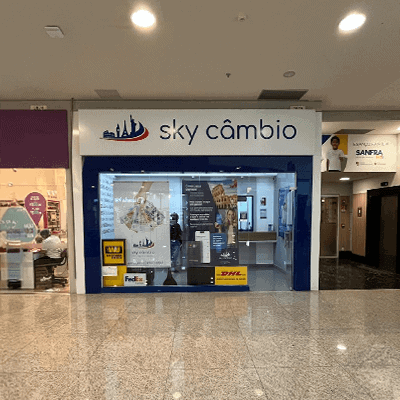 Sky Câmbio Mooca Plaza Shopping – casa de câmbio em São Paulo com dólar e euro turismo