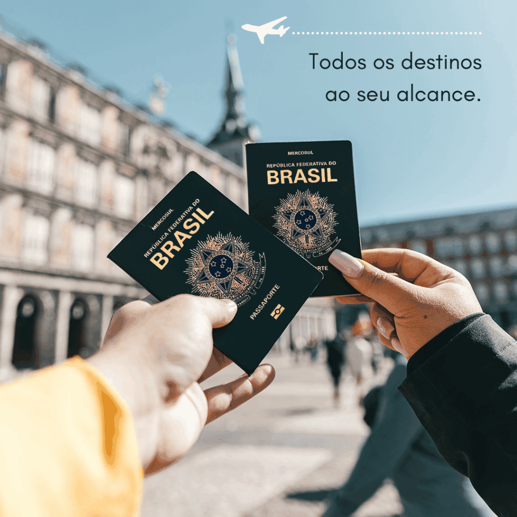 Checklist de viagem internacional com dinheiro, cartão, IOF, seguro viagem e documentos organizados.