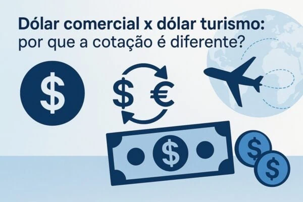 Dólar comercial x dólar turismo explicado pela Sky Câmbio